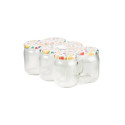 JAR 540ML WITH LID 82MM 6PCS