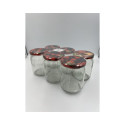 JAR 540ML WITH LID 82MM 6PCS