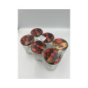 JAR 540ML WITH LID 82MM 6PCS