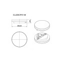 CEILING LIGHT CL220CP01-M 18W LED CEILING LIGHT CL220CP01-M 18W LED