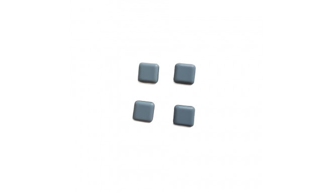 ADHESIVE PADS 24X24MM 8PCS GREY PTFE