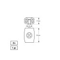 PLANE CABLE SUSPAUDIKLIS 5 MM 1DD