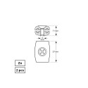 FLAT ROPE GRIP 3 MM 2DD