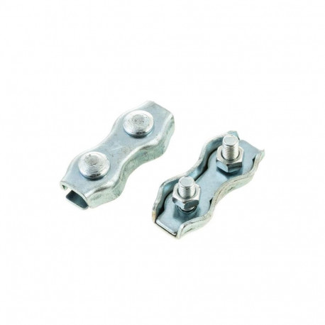 ROPE FLAT DOUBLE CLIP 5 MM 2PCS