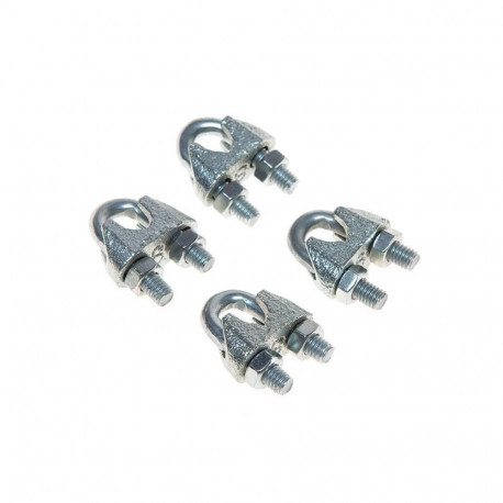 Trossiklamber 3,0 mm Zn DIN741 4DD