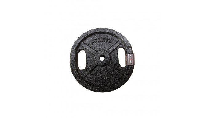 25KG CAST IRON PLATE WITH TWO HAND GRIPS
