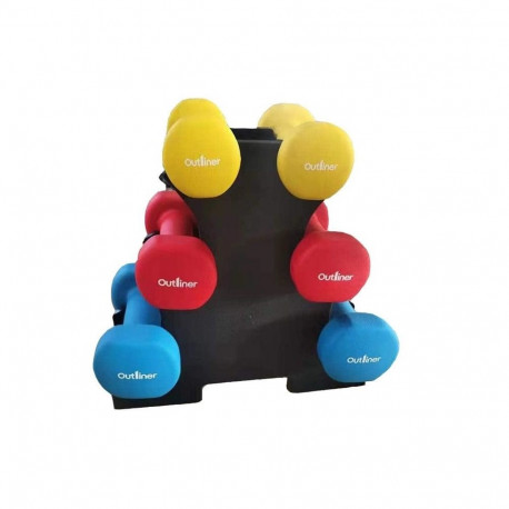 9 kg neopreen hantel hoidikuga