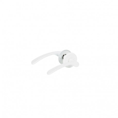 HANDLE ON ROSE 110 WHITE ZAMAK