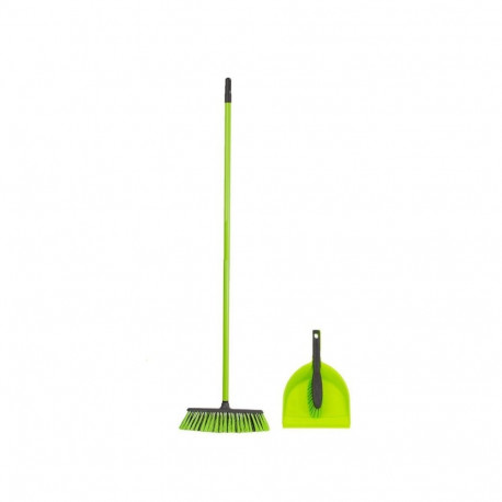 FLOOR BROOM WITH HAND+SHOV 082050 OKKO
