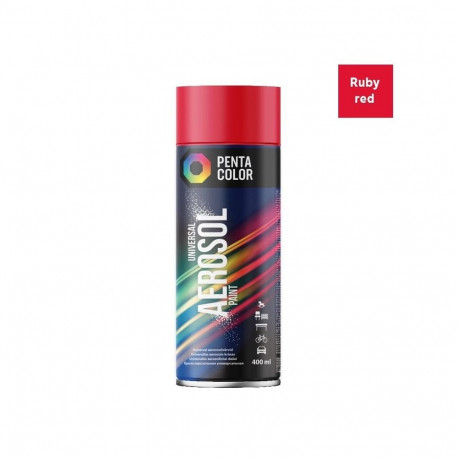 PAINT AEROS PENTA rubiinpunane 400ML R-3003