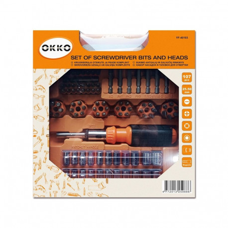 SCREWDRIVER AND BITS SET