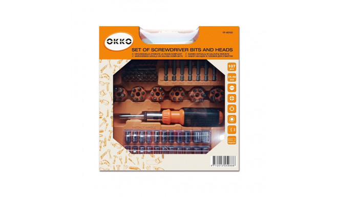 kruvikeeraja ja otsikute komplekt