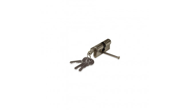 CYLINDER LOCK 65MM 30X35 CHROME 5 KEYS