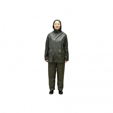 PU vihmakomplekt WS2U00G suurus 3XL oliivroheline