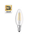 LED BULB B35 4.3W E14 2700K 470LM FILAM