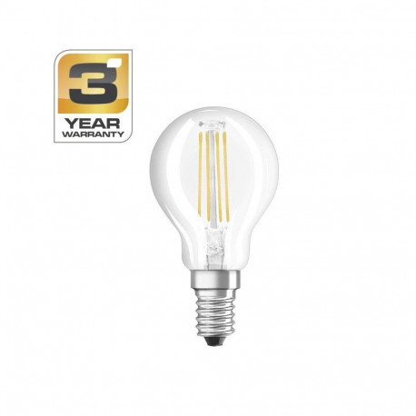 LED pirn P45 4.3W E14 2700K 470lm filament