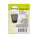 TRASH BIN MESHY ROUND BLACK 684004 OKKO