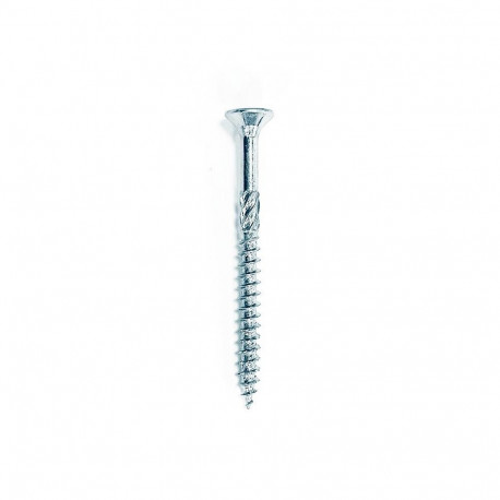 laudiskruvi T25 5.0x60/36 valge tsink (200)