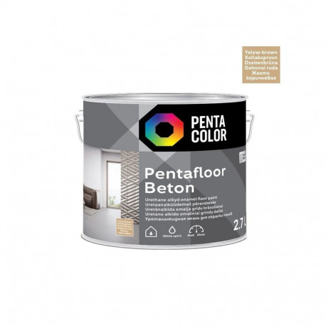 Pentafloor Beton kollakaspruun värv 2.7L