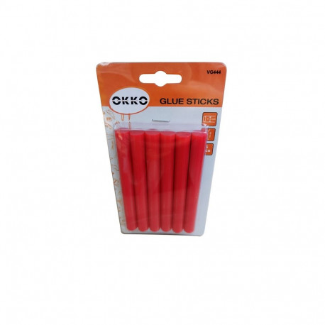 GLUE STICKS 6PCS SET.11.2X100MM.RED