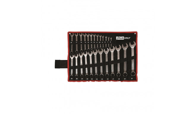 COMBINATION SPANNER SET HAUSHALT 25 PCS