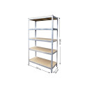 STORAGE SHELF 1800X1200X450 265KG