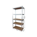 STORAGE SHELF MDF 180X90X45CM 265KG