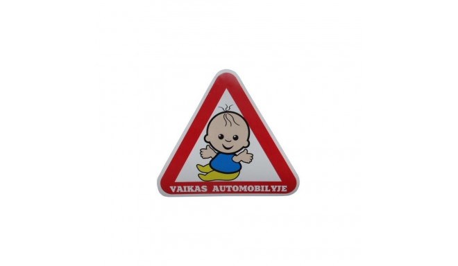 kleebis baby on car1