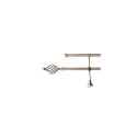 DOUBLE CURT RAIL SET D19 300 CM