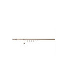 SINGLE CURT RAIL SET ANTIC B  D19 180 CM