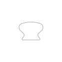FURNITURE KNOB D40 7-260.90 LAQ BEECH