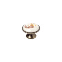 FURNITURE KNOB D30 7-814.44 ANT BRASS