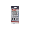 Haushalt felt pads D16 15pcs, grey