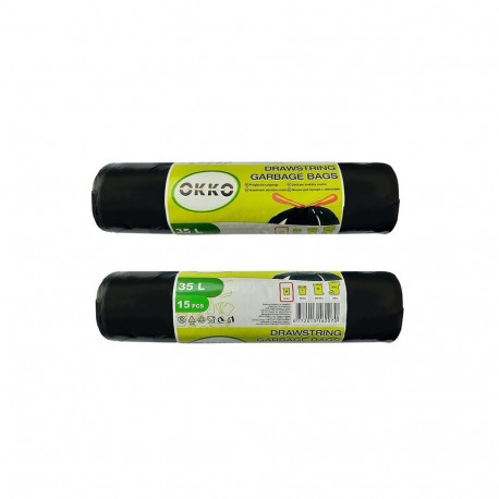 GARBAGE BAGS OKKO DS 35L 15PCS