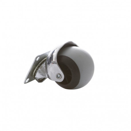 mööbliratas D50 valge plaat TPRBP50C (20/120)