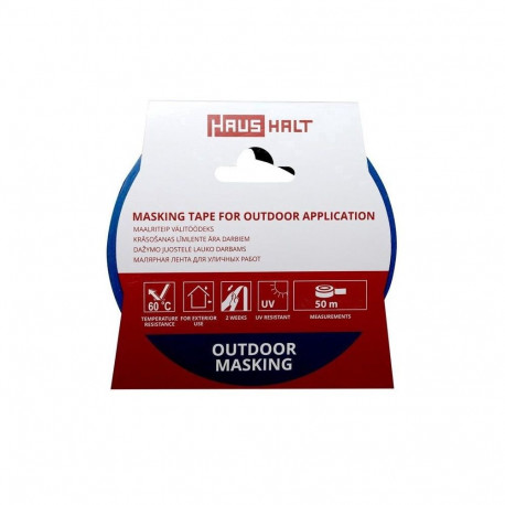 MASKING TAPE 30/50M BLUE ACRYL HAUSHALT