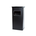 Okko square trash bin with ashtray T-F5617M