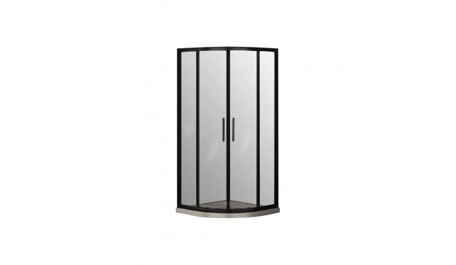 SHOWER ENCLOSURE B-251B BLACK 90X90 NOTR