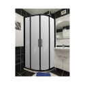 SHOWER ENCLOSURE B-251B BLACK 90X90 NOTR