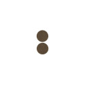 FELT PADS D45 BROWN 2PCS