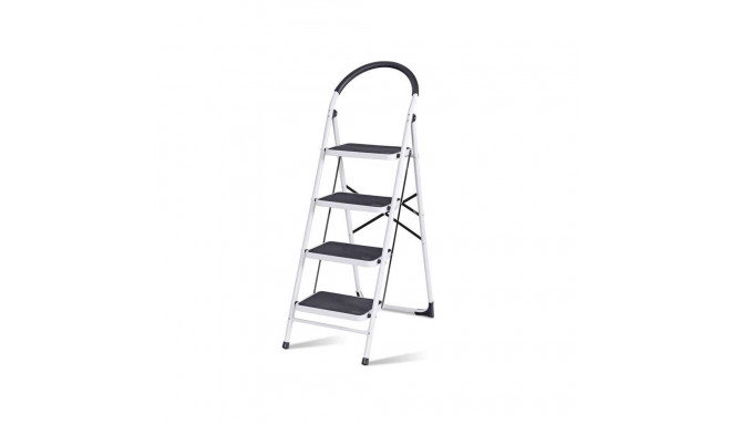 4 STEP STEEL LADDER BL-C104 WHITE