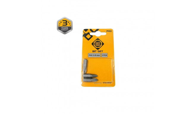 SCREWDRIVER BIT PH2X25MM 3PCS