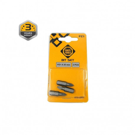 SCREWDRIVER BIT PZ1X25MM 3PCS