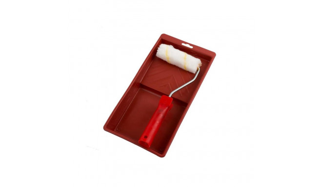 ROLLER WITH HANDLE AND PAINT TRAY OKKO