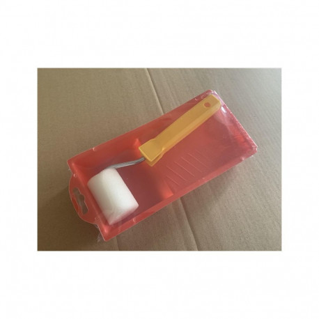 ROLLER AND PAINT TRAY 21X10.5CM SET OKKO