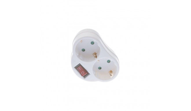 2WAY pistikupesa lülitiga KF-ZB-01/02