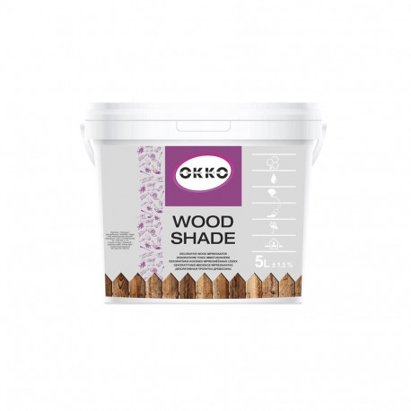 WOOD IMPREG WOOD SHADE BLACK 5L OKKO