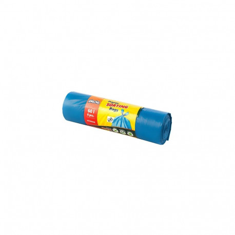 GARBAGE BAGS PLASTA BLUE 60L 8PCS
