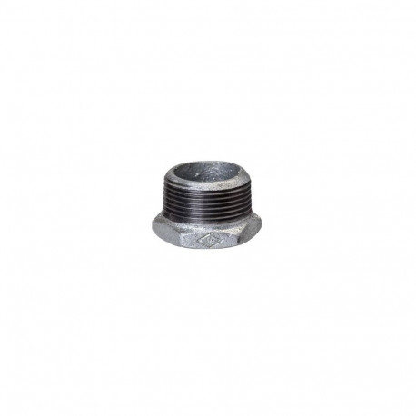 BRASS COUPLING 1 1/4X3/4 ZN V/I