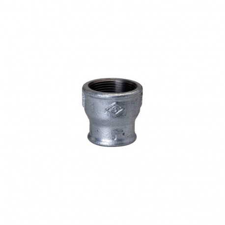 BRASS COUPLING 1 1/4X1/2 ZN V/V